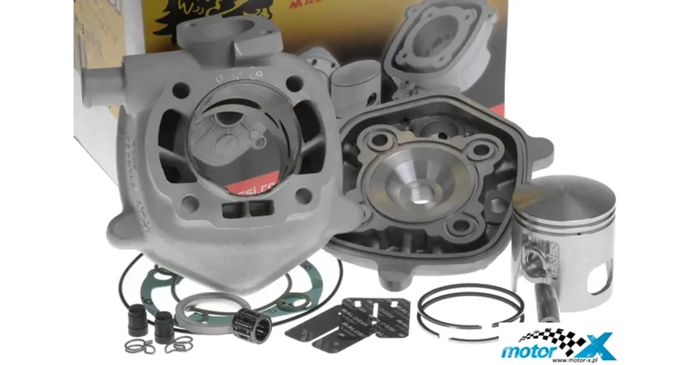 Sylinterisarja kannella 47.00mm 70cc tappi 10mm Malossi MHR Replica Minarelli LC Paras Hinta