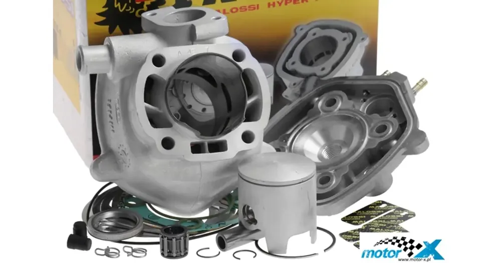 Sylinterisarja kannella 47.60mm 70cc tappi 12mm Malossi MHR Minarelli LC Alennettu