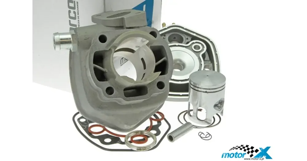 Sylinterisarja kannella 40.00mm 50cc tappi 10mm Motoforce Alumiini Minarelli LC Halpa
