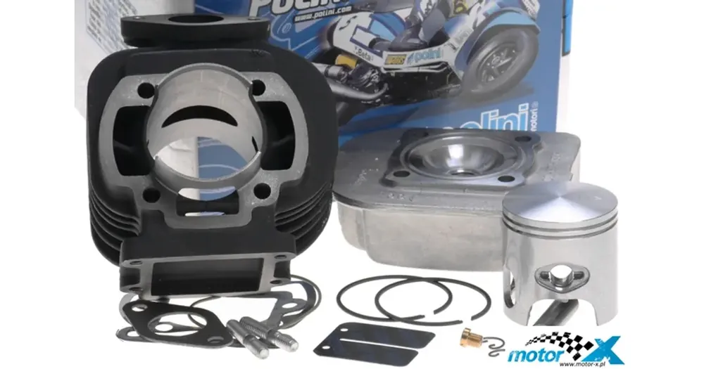 Eniten Myyty Sylinterisarja kannella 70cc tappi 10mm Minarelli vertical 50 2T AC