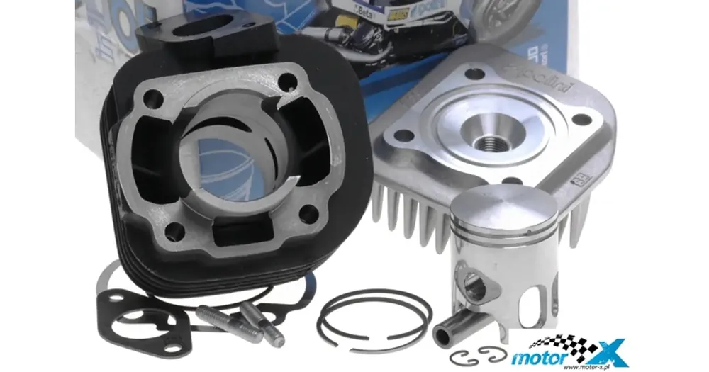 Osta Nyt Polini Sport 50cc täydellinen sylinterisarja kannella, 1PE40QMB 2T / Minarelli AC 2T