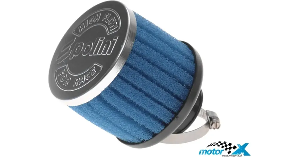 Aito Ilmansuodatin kartio 36mm 0° vaahto pitkä Polini High Flow