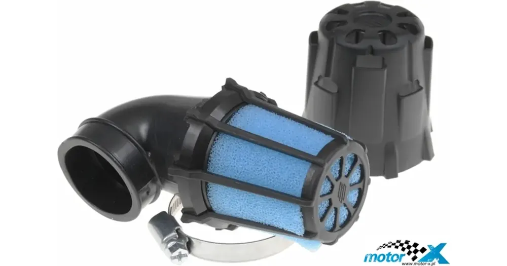 Suoraan Valmistajalta Ilmansuodatin kartio 32mm 90° vaahtomuovi Polini Air Box Mini