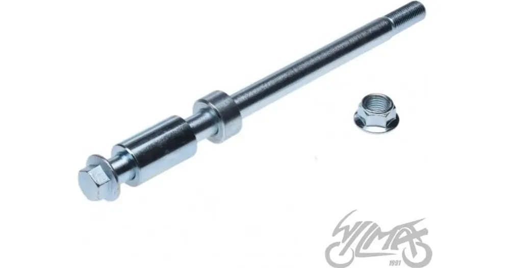 M14x290 taka-akseli, täydellinen sarja (akseli + 2x holkki + mutteri) Junak 905 Alennettu