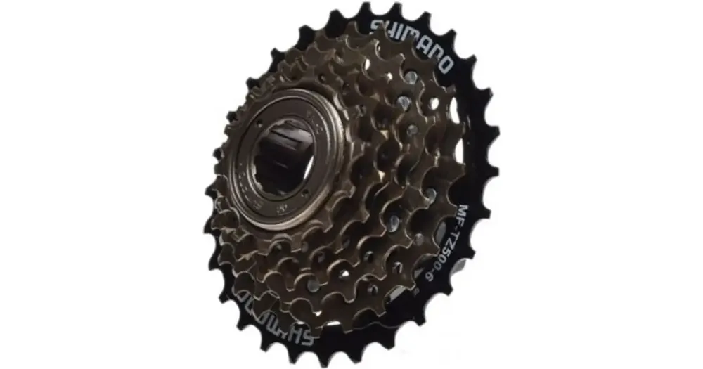 Polkupyörän vapaaratas, 6-lehtinen, Shimano Turvallinen Maksu