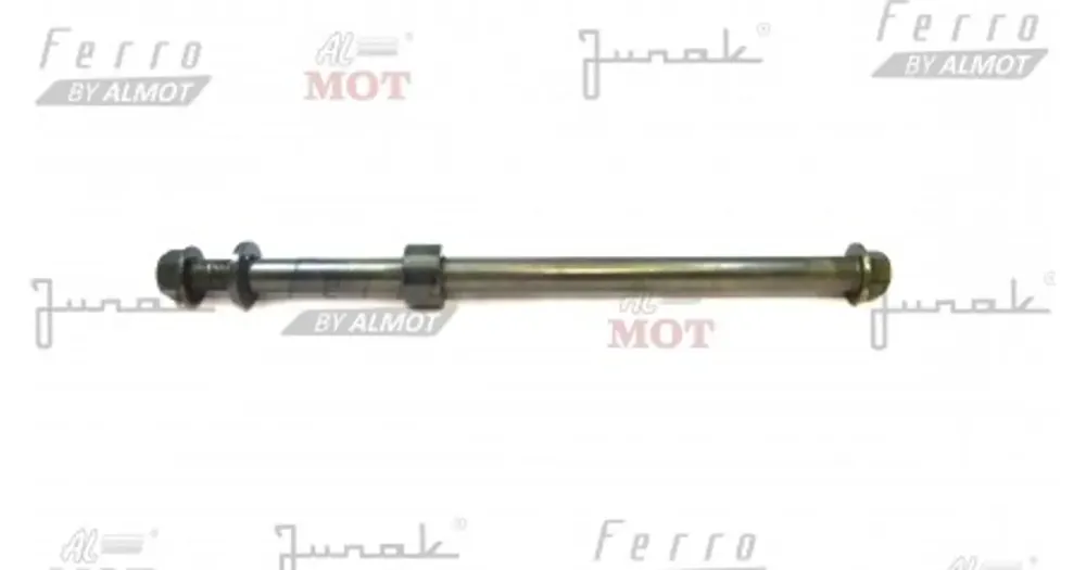 M14x280 taka-akseli sarja (akseli + holkki + aluslevy + mutteri) Junak 127 Tarjous