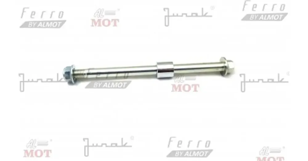 M12x960 etupyörän akseli sarja (akseli + holkki + mutteri) Ferro 125 Merkkituote