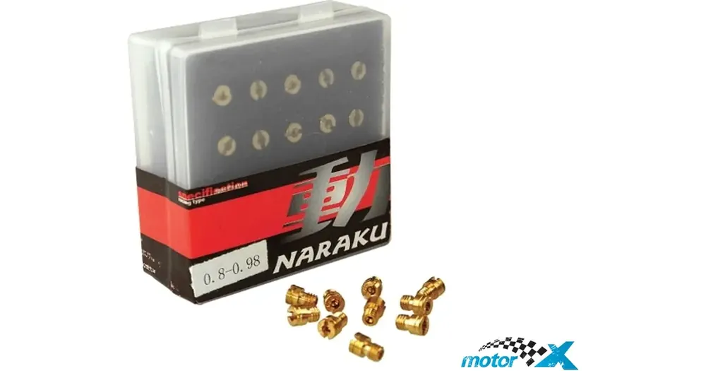 Pääsuuttimet M4, GY6 50 4T (139QMB / 139QMA) / Keihin, 10 kpl sarja (80-98) Ajankohtainen