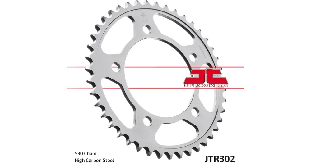 Takaratas 530 45 hammasta JT Sprockets JTR302 Tehdashinta