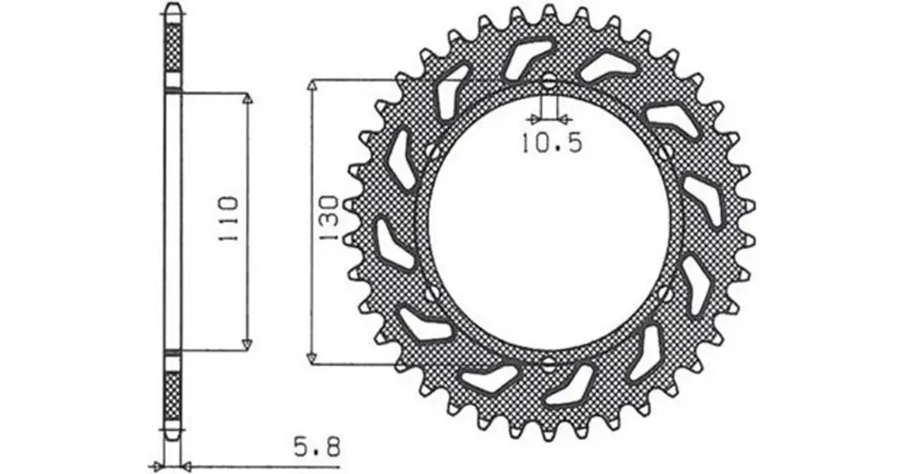 Heti Saatavilla Takaratas 520 41 hammasta Sunstar (JTR486)