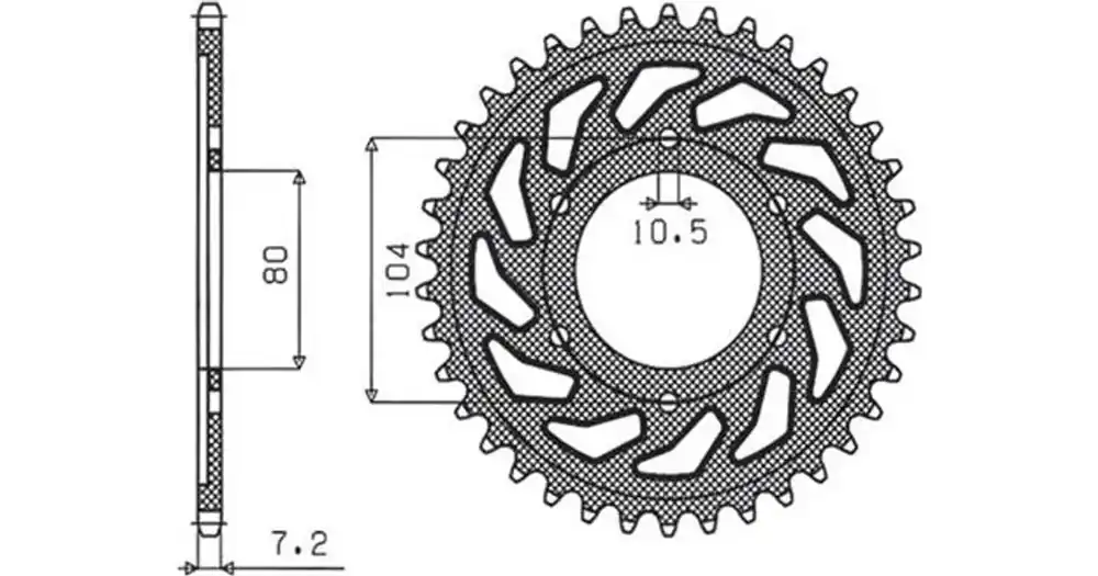 Takaratas 525 39 hammasta Sunstar 4359 (JTR1489) Päivän Tarjous