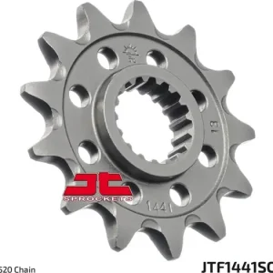 Uutuus Eturatas 520 14 hammasta, SC - itsepuhdistuva, 21,3 / 23,8 mm JT Sprockets JTF1441SC