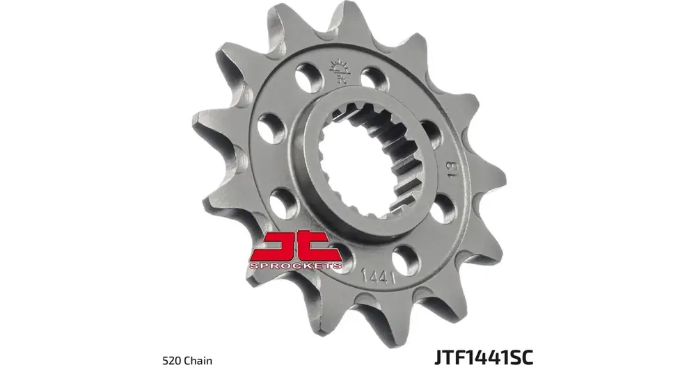 Uutuus Eturatas 520 14 hammasta, SC - itsepuhdistuva, 21,3 / 23,8 mm JT Sprockets JTF1441SC