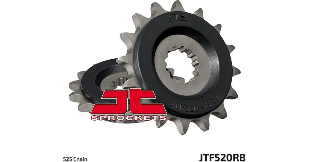 Etuhammasratas 525 16 hammasta, RB - kumivaimennettu ketjuohjain, JT Sprockets JTF520RB Vain Tänään