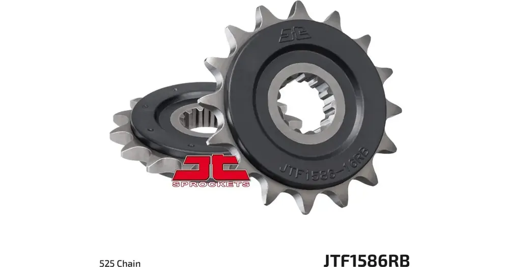 Erikoistarjous Eturatas 525 17 hammasta, RB - kumipäällysteinen ketjunohjain, 21.7 / 25mm JT Sprockets JTF1586