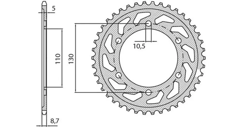 Takaratas 532 48 hammasta Sunstar (JTR1875) Kampanjahinta