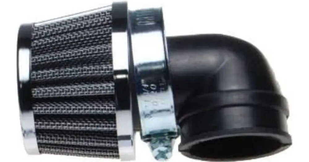 Halpa Hinta Power Force -ilmansuodatin, kartio, kromi, 90°, 32-34mm