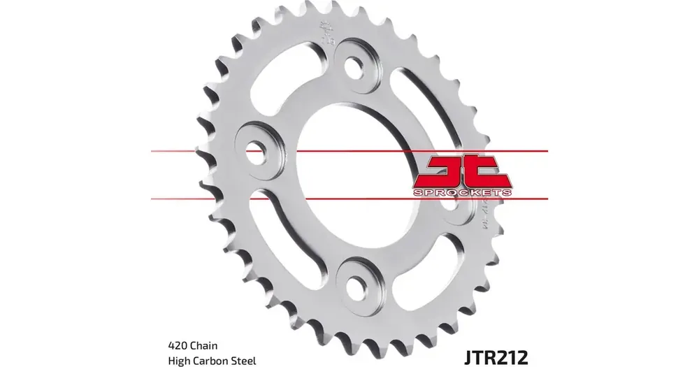 Takaratas 420 37 hammasta JT Sprockets JTR212 Uusi Malli