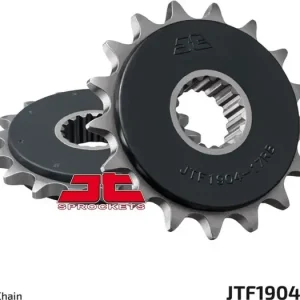 Eturatas 525 17 hammasta, RB - kumisuojattu ketjunohjain, JT Sprockets JTF1904 Loppuunmyynti