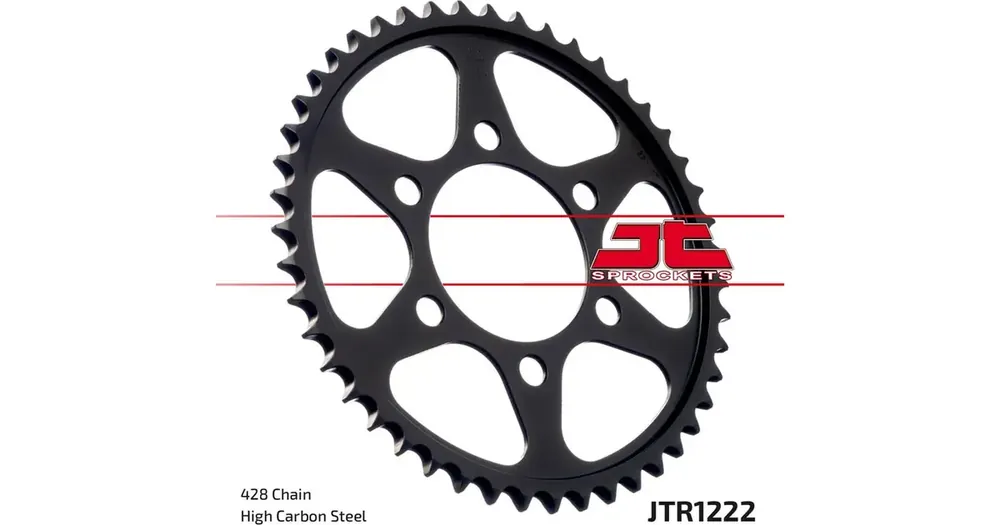 Takaratas 428 47 hammasta JT Sprockets JTR1222 Flash-Tarjous