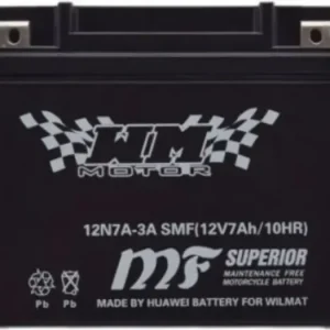Ajankohtainen Huoltovapaa akku WM Motor SMF 12N7A-3A 12V 7Ah 148x59x127mm