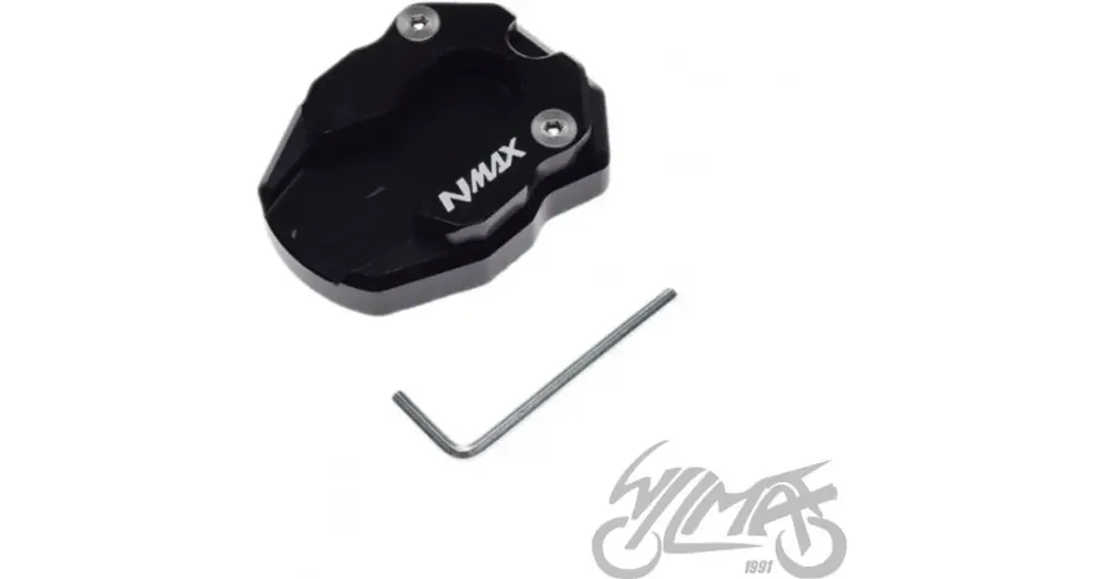 Osta Tänään Sivujalan lepuuttimen levennys, musta, Yamaha NMAX