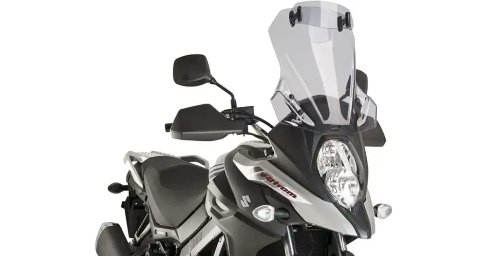 Ilmainen Palautus Puig 9440H Suzuki DL650 / XT tuulilasi deflektorilla, kevyesti tummennettu