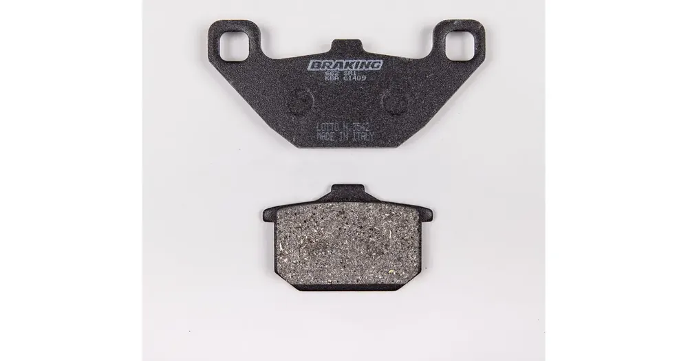 Braking Semi Metallic 662SM1 -jarrupalat Sertifioitu