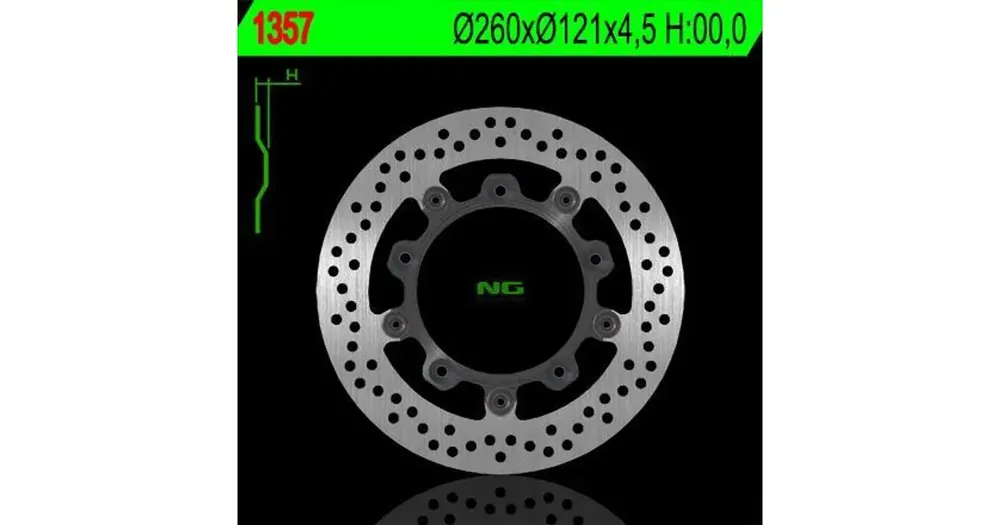 NG 1357 kelluva jarrulevy Edullinen Hinta