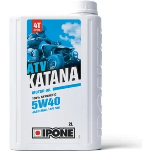IPONE Katana ATV synteettinen moottoriöljy MA2 4T 5W40 2L Asiakkaiden Suosikki