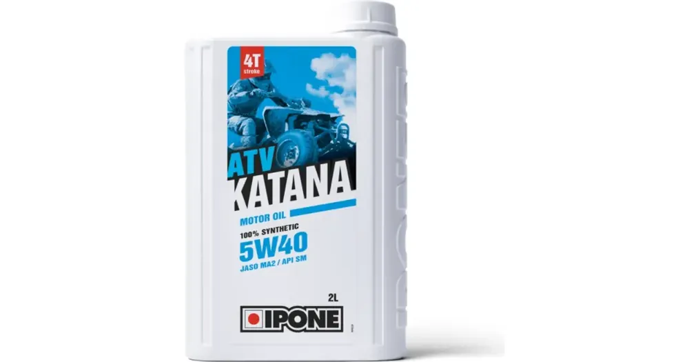 IPONE Katana ATV synteettinen moottoriöljy MA2 4T 5W40 2L Asiakkaiden Suosikki
