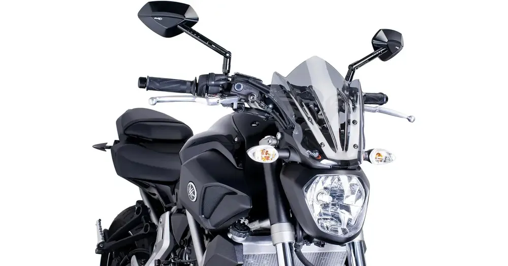 Viimeinen Mahdollisuus Tuulilasi, kevyesti tummennettu, Puig 7015H Sport Yamaha MT-07