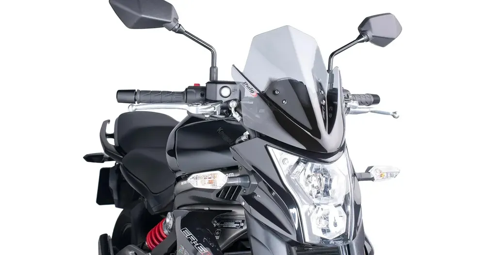 Tuulilasi, läpinäkyvä, Puig 5997W Sport, Kawasaki ER6N Ilmainen Palautus