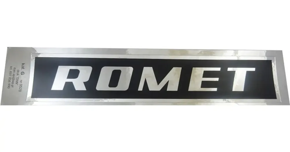 Vain Tänään Metallinen Romet-tarra
