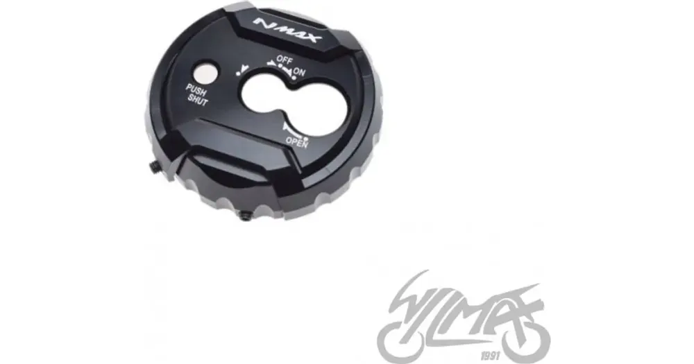 Sytytyslukon suojus, musta, Leoshi CNC, Yamaha NMax Loppuunmyynti