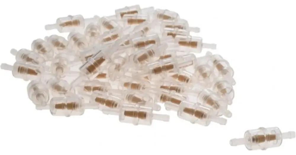Polttoainesuodatin 5mm, huokoinen sintrattu pronssi, 1 kpl, Motofiltro Asiakkaiden Suosikki