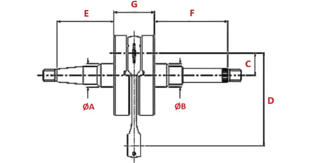 Edullinen Hinta Kampiakseli Keeway P0130320100000
