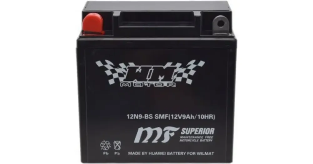 Lähetetään Heti WM Motor SMF 12N9-BS huoltovapaa akku 12V 9Ah 137x76x134mm 85CCA
