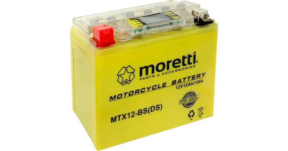 Kuuma Tarjous Moretti Parts MTX12-BS geeliakku 12V 12Ah 150x85x130mm 130CCA