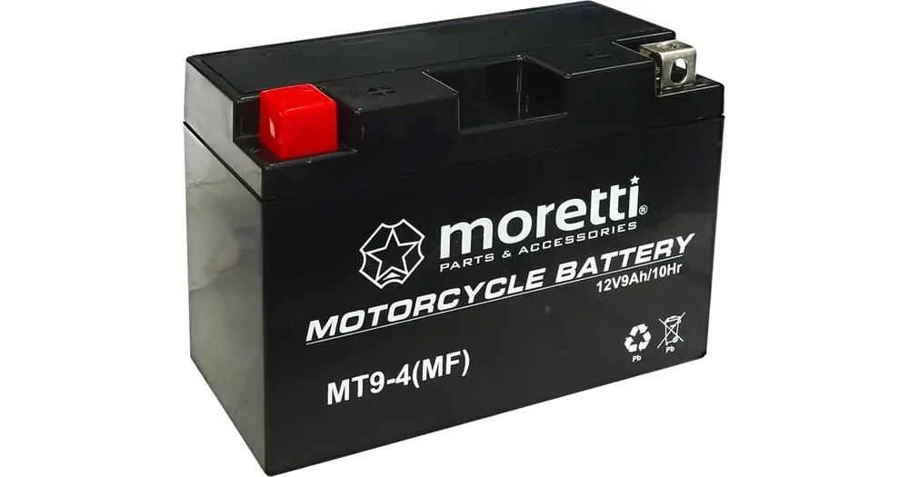 Ilmainen Palautus Moretti Parts MT9-4 geeliakku 12V 9Ah 151x71x105mm