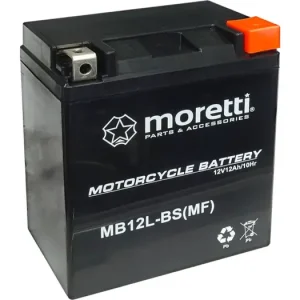 Erikoistarjous Moretti Parts MB12L-BS geeliakku 12V 12Ah 133x78x155mm