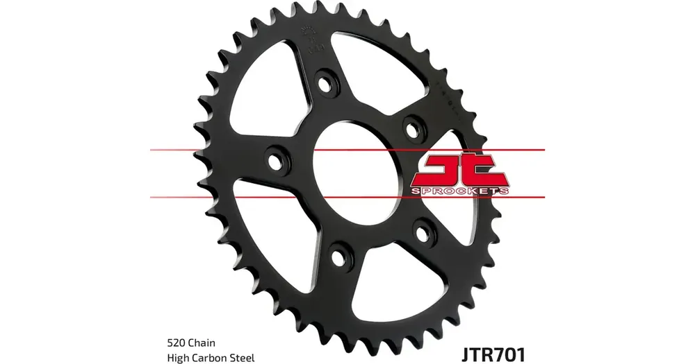 Takaratas 520 43 hammasta JT Sprockets JTR701 Päivän Tarjous