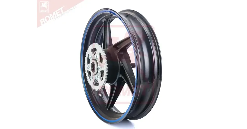 Takavanne 3.50x17" + 46-hampainen ketjupyörä Zipp VZ-4 Uusi Kokoelma