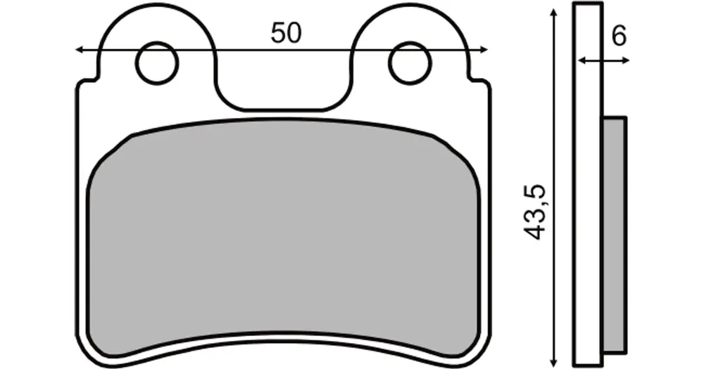 Loppuunmyynti RMS AJP / Beta / Gas Gas -jarrupalat