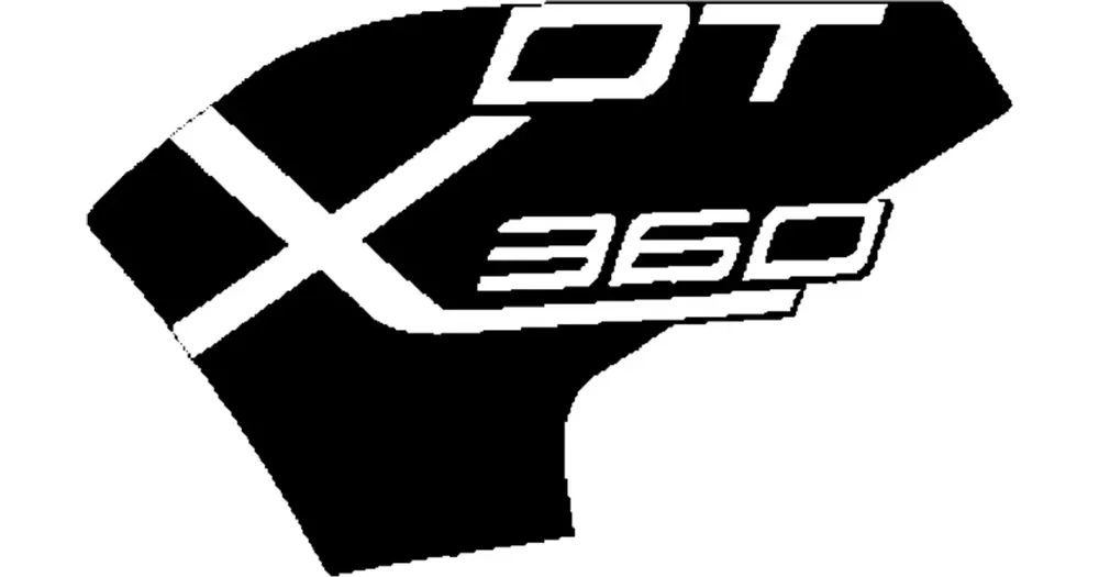Edullinen Vasemman puolen tarra "DT X360" (T01) Kymco DT X360 Euro 5