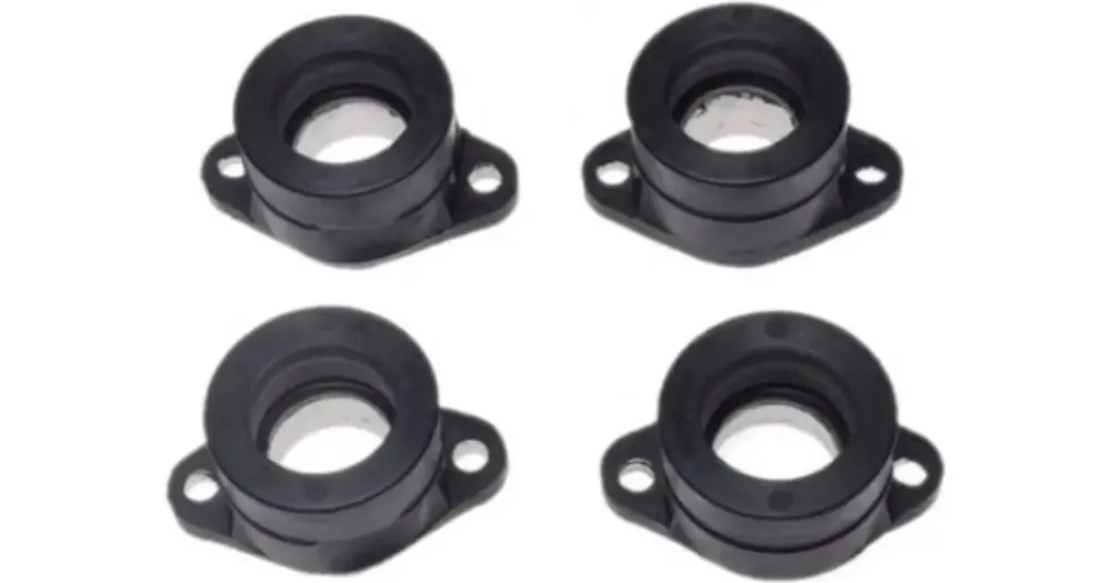 Kaasuttimen imukaula, 4 kpl, WM Motor, Honda CB350F 73-74, CB400F 75-79 Superhinta