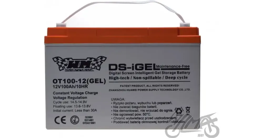 Nopea Toimitus WM Motor OT100-12 12V 100Ah geeliakku, aurinkoenergia, matkailuauto