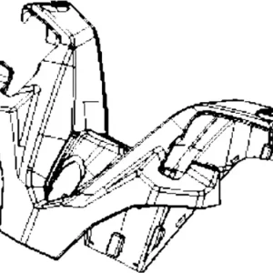 Älä Missaa Ohjaustangon yläkate musta N1R Kymco DT X360