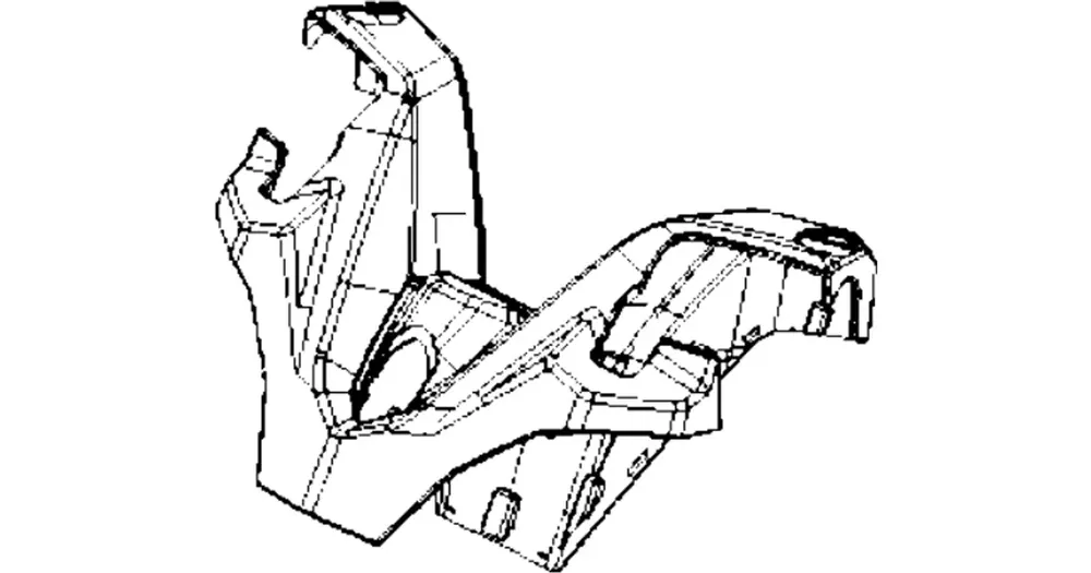 Älä Missaa Ohjaustangon yläkate musta N1R Kymco DT X360