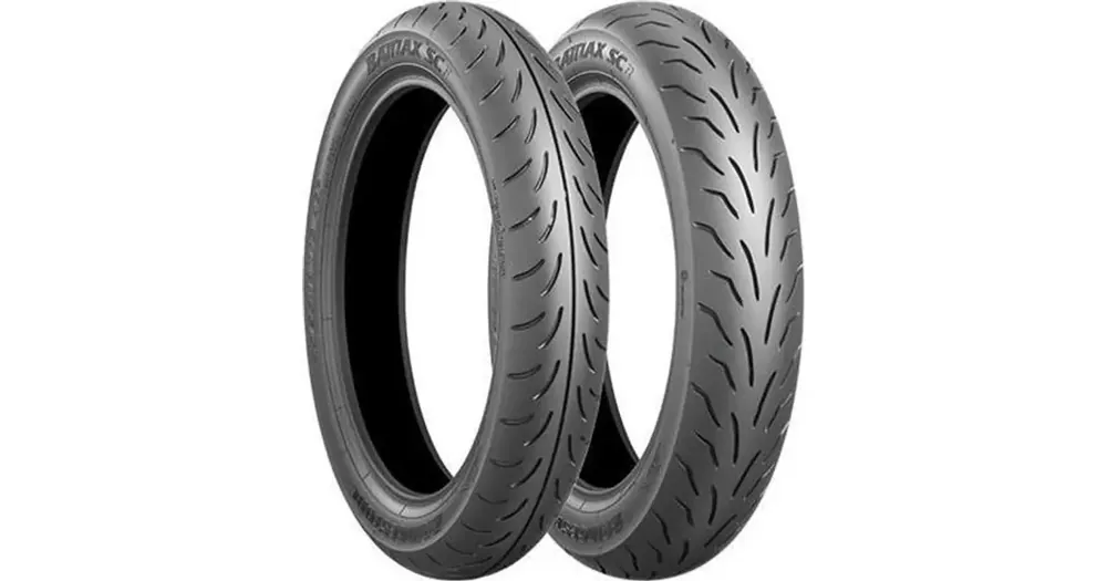 Bridgestone 140/70-12 SC 65L TL skootterin rengas taakse Heti Saatavilla